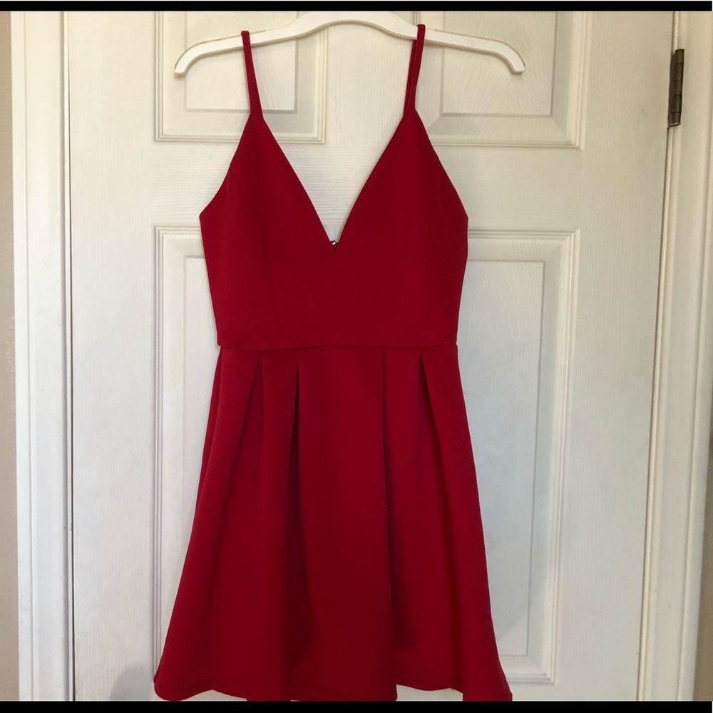 Windsor Red Mini Dress